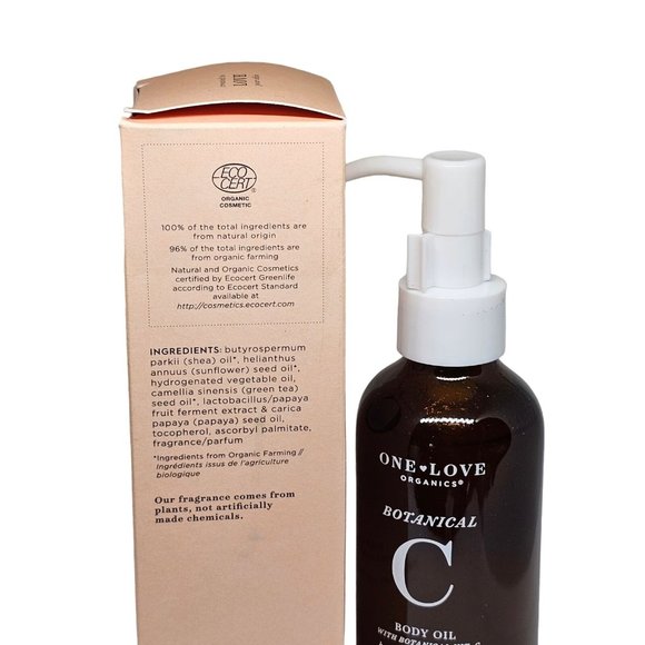 One Love Organics Vitamin Botanical C Body Oil 4oz Full Size‎ New in Box - Picture 13 of 13